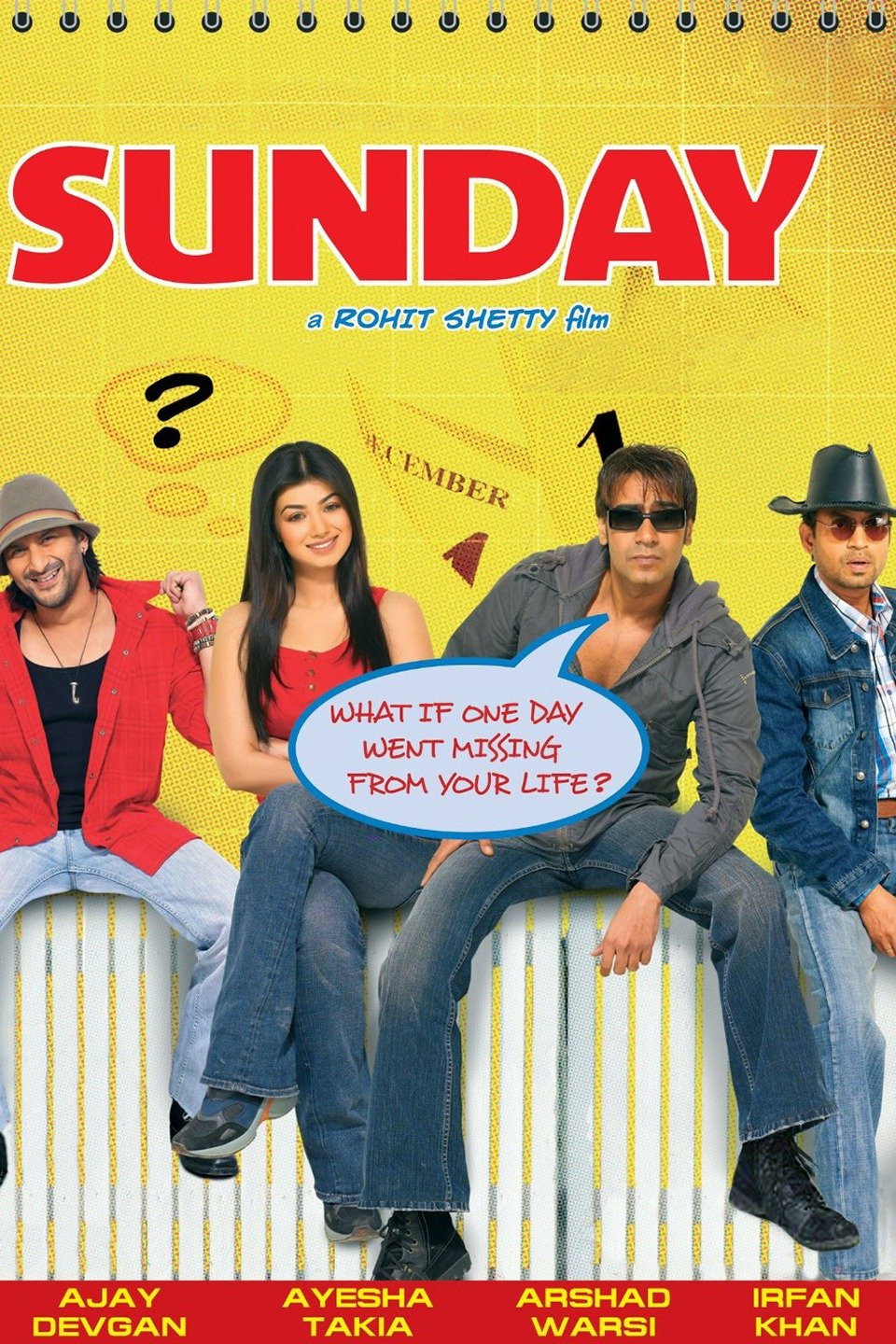 Sunday Hindi Dubbed Movie Poster (2008)