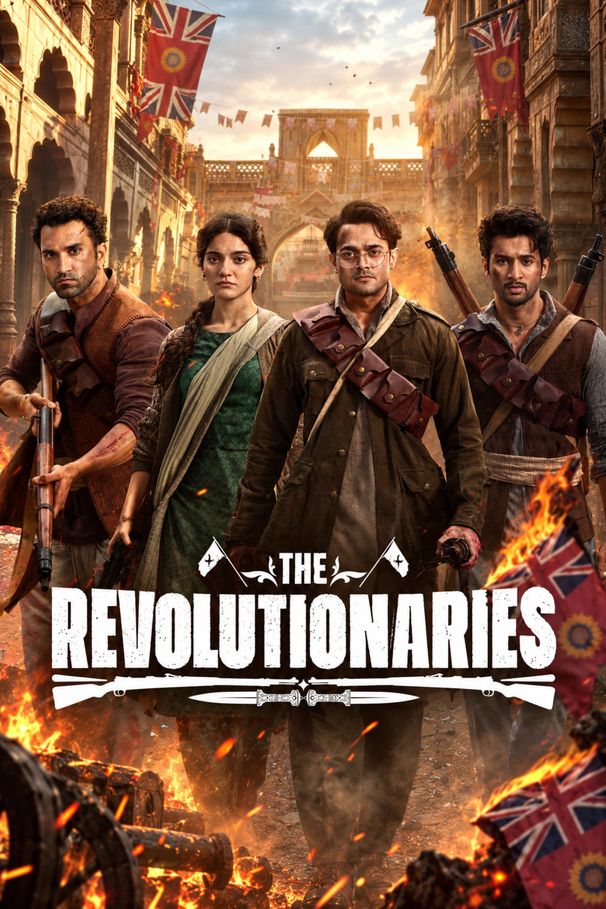 The Revolutionaries Hindi Dubbed Movie Poster (2026)